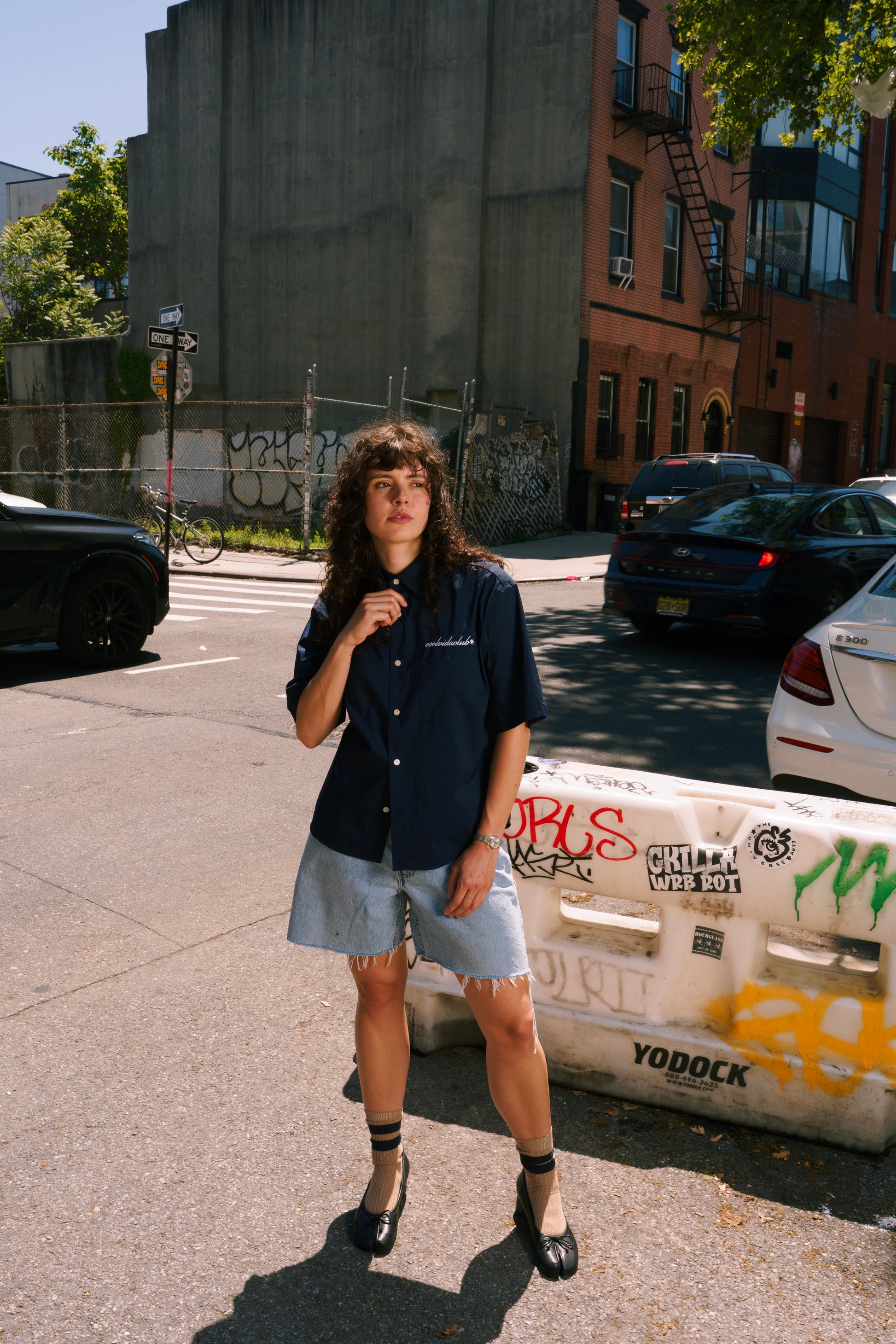 short sleeve navy